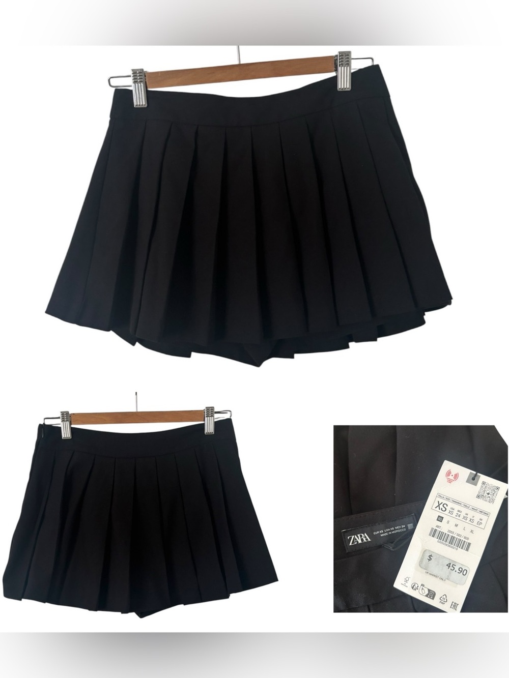 Zara Pleated Mini Skirt